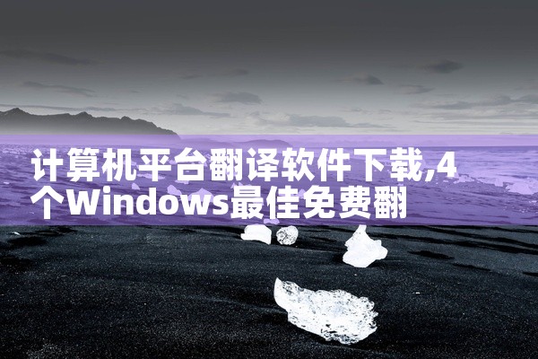 计算机平台翻译软件下载