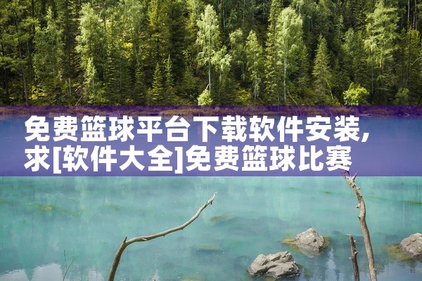 免费篮球平台下载软件安装