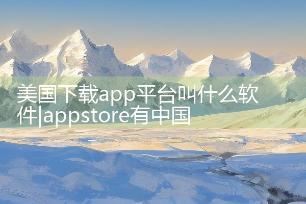 美国下载app平台叫什么软件